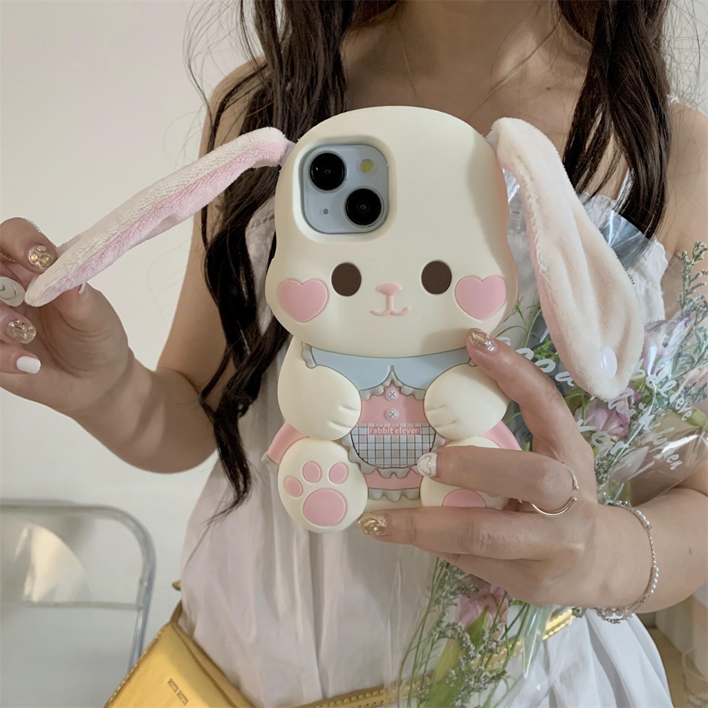 สําหรับIphone Case 17 Pro Max 16 Pro Max 15 Pro Max 14 Pro Max 13 Pro Max 12 Pro Max 3Dสามมิติการ์ตูนซิลิโคนนุ่มกรณี