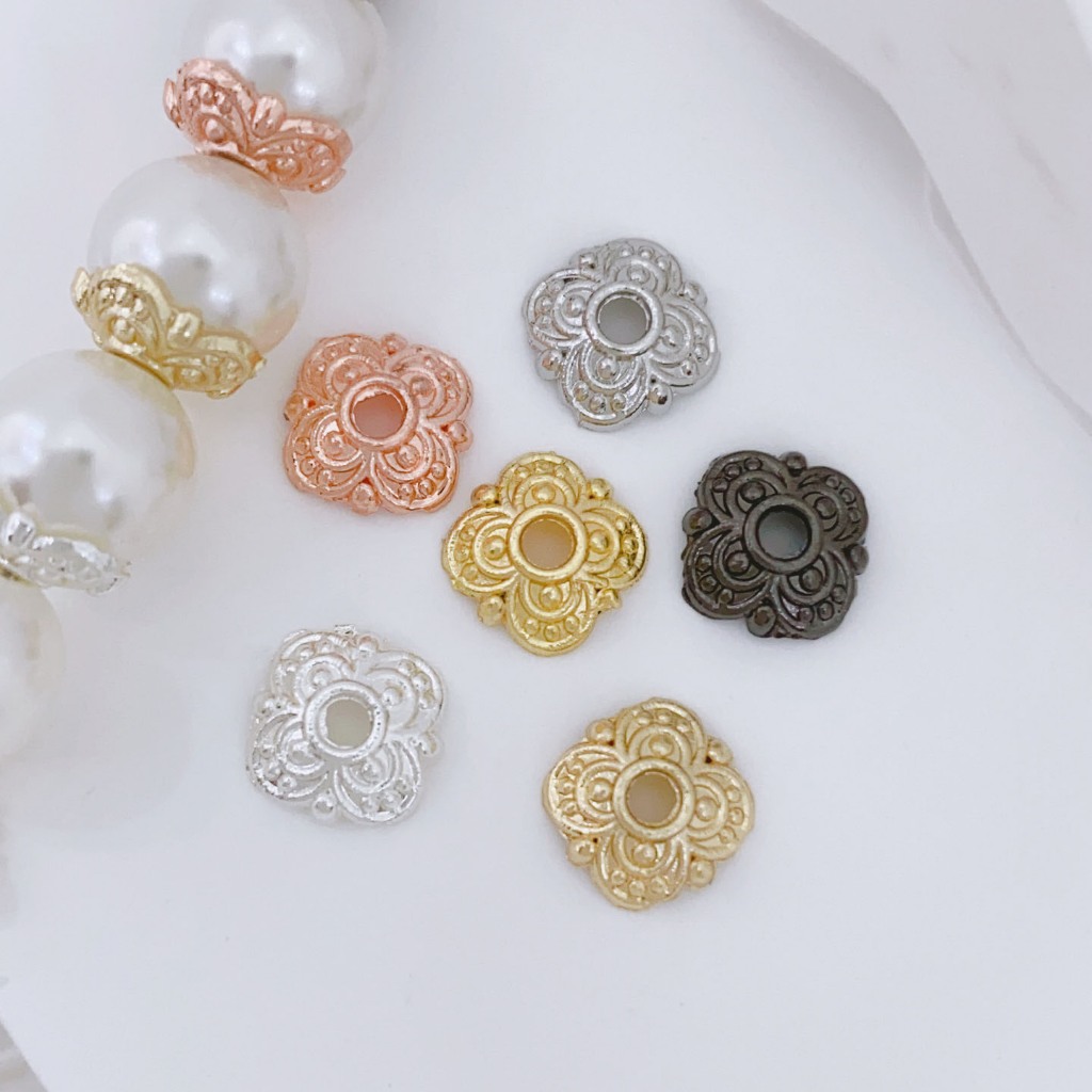 A0012 [Monochrome Monochrome รับฟรี 50 ชิ้น] 14K Gold-Packed Color-Pre Serve Accessories DIY Jewelry