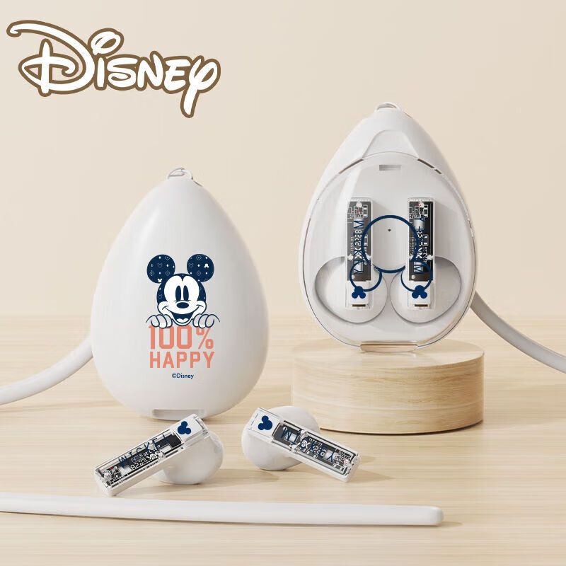 Disney C23 หูฟังบลูทูธหูฟังไร ้ สายไฮไฟตัดเสียงรบกวน HD โทรสมาร ์ ทสัมผัสน ้ ําหนักเบาบลูทูธแบบพกพา 5.3