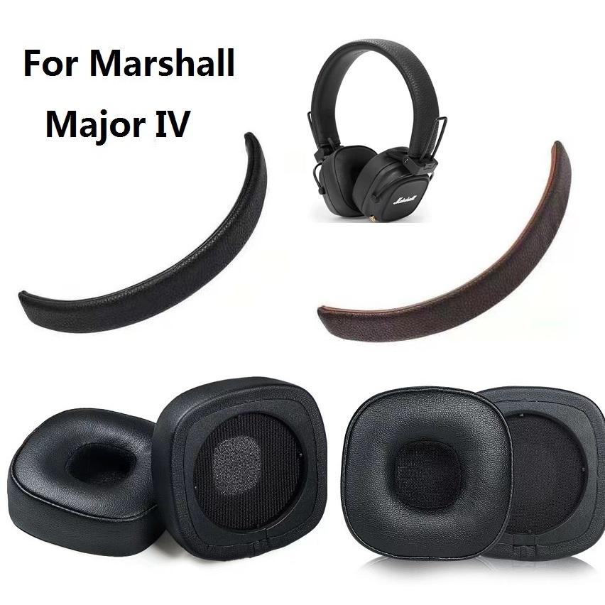 Original Ear Pads สําหรับ Marshall Major IV Major 4 หูฟังทดแทน Earcups Ear Covers Earmuffs หมอนหู headband หนัง