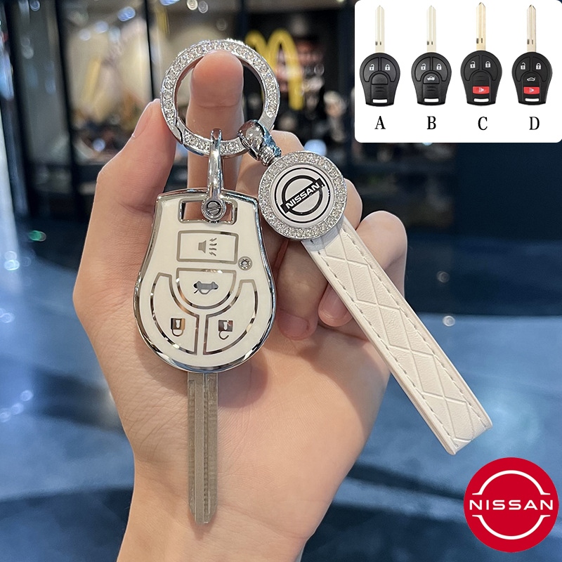 Nissan 2/3/4 ปุ ่ มTPUกุญแจรถรีโมทสําหรับNissan Navara/Almera/Marchฝาครอบกุญแจอุปกรณ ์ เสริม