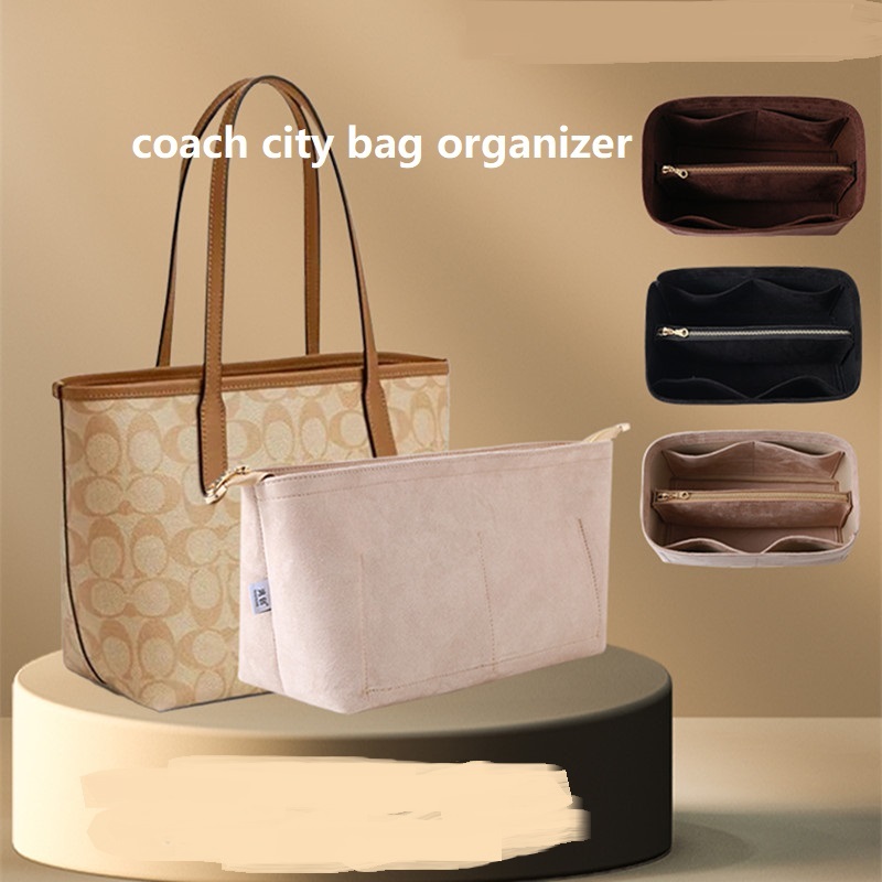 ที่จัดระเบียบกระเป๋า coach city 23 30 mini TOTE bag organizer insert ที่จัดกระเป๋า inner bag