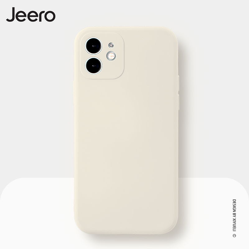 Jeero อ่อนนุ่ม ซิลิโคน กันกระแทก for iPhone 16 15 14 13 12 11 Pro Max SE 2020 X XR XS 8 7 ip Plus KBK4 พลัส