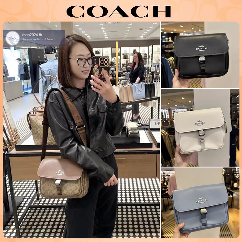 Coac h CR131 CR098 Pace Messenger Women กระเป๋าสะพายข้างผู้ชายกระเป๋าสะพายข้าง 131 098