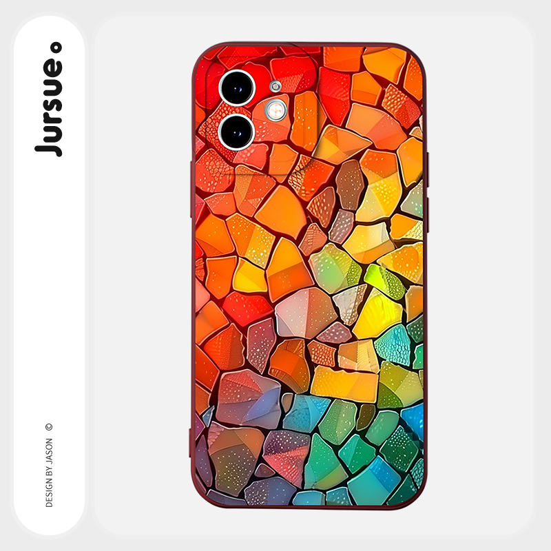 JURSUE เคสไอโฟน เคสซิลิโคนนุ่มกันกระแทกน่ารักตลก เคสโทรศัพท์  for iPhone 16 15 14 13 12 11 Pro Max S