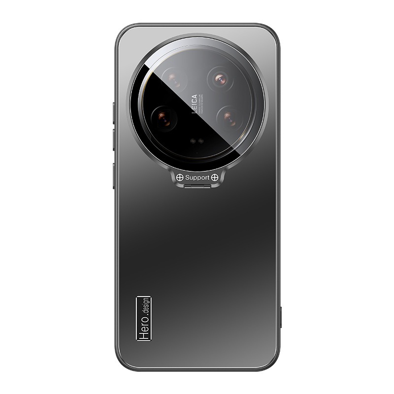 Ginavito Xiaomi 14 Ultra ขาตั้งที่มองไม่เห็นเคสป้องกันป้องกันการหล่นแบบรวมทุกอย่างพร้อมการป้องกันเลนส์กล้อง