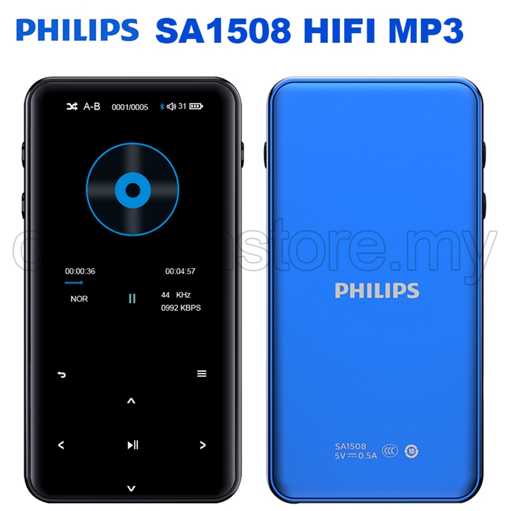 Philips SA1508 Screen Touch Sport เครื ่ องเล ่ น MP3 BLUETOOTH