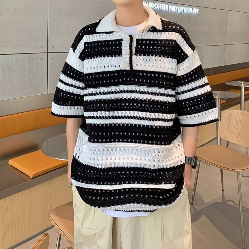 M-2XL Summer ผู้ชาย เสื้อกั๊ก แฟชั่น ผ้าฝ้าย polo 3 สี top M L XL 2XL 2024