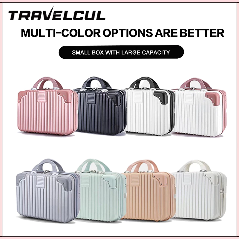 【สต็อกไทยพร้อมส่ง】TRAVELCUL กระเป๋าถือ 14 นิ้วหลายสไตล์หลายสีวัสดุพีซีทนทานมากขึ้นสไตล์กระเป๋าเดินทางหลายแบบสามารถจับคู่ได้