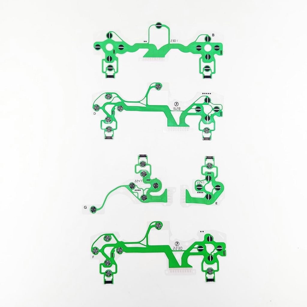 Circuit Board PCB Ribbon for Sony PS4 Dualshock 4 Pro Slim Wireless Controller Conductive Film Keypad flex Cable