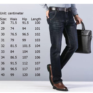 กางเกงยีนส์ผู้ชาย กางเกงขายาว กางเกงยีนส์ 2 สี