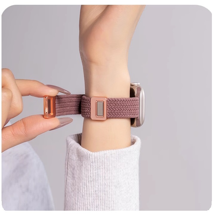 คุณภาพสูง Compatible For สาย garmin lily 2 Strap Braided สาย Garmin Lily 2 Active Strap Watchband Magnetic Buckle สายนาฬิกา garmin lily 2 สาย 14mm Garmin Lily2 Nylon Bracelet Garmin Lily 2 Active สาย
