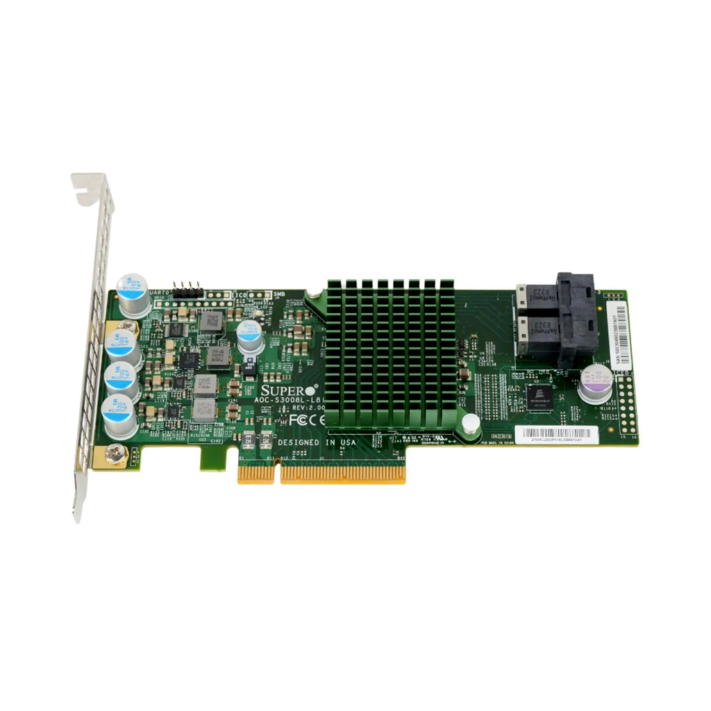 Lsi SAS3008 9300-8i SATA / SAS HBA Controller 12Gbps 8-Port IT-Mode ZFS TrueNAS Supermicro Inspur