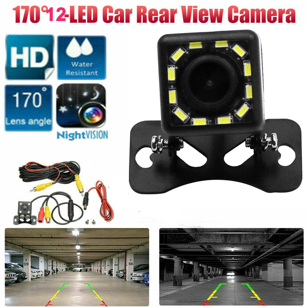 Novsight กล้องมองหลังรถยนต์ 12LED มองเห็นที่มืด กันน้ํา HD