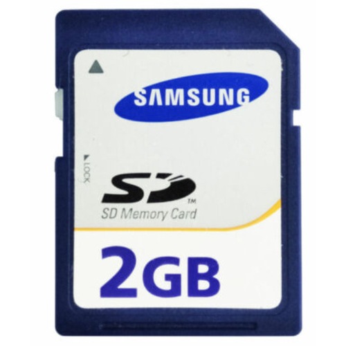 SAMSUNG การ ์ ดหน ่ วยความจําการ ์ ด SD 2GB สําหรับกล ้ องดิจิตอล