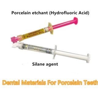 Ultradent Porcelain Acid Etch Hydrofluoric Acid Silane Dental Gel สําหรับฟันพอร์ซเลน 1.2ml/ชิ้น