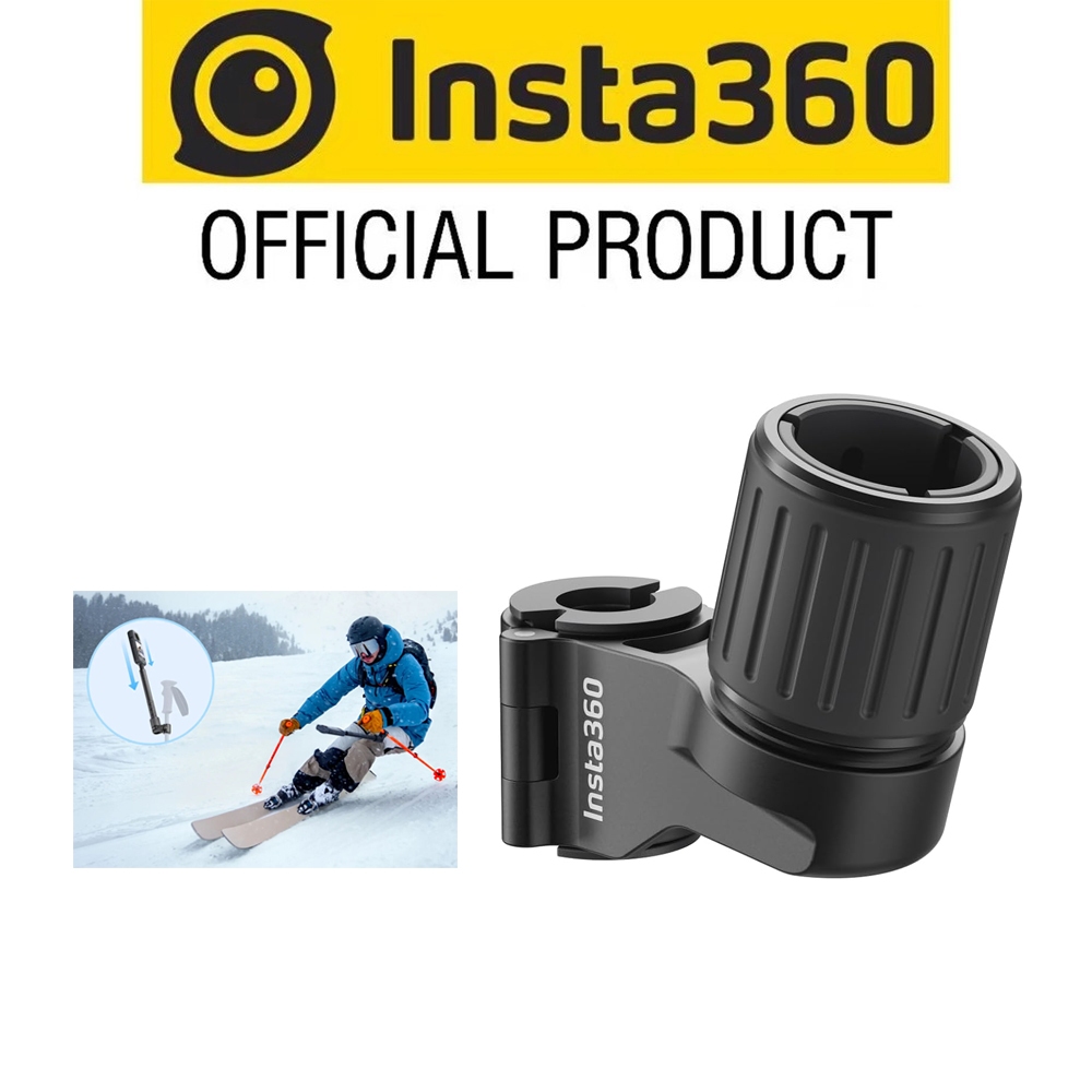 Insta360 Ski Pole Mount สําหรับ Insta360 X4/Ace Pro/Ace/GO 3/X3/ONE RS (Twin/4K/GO 2/ONE X2/ONE R/ON