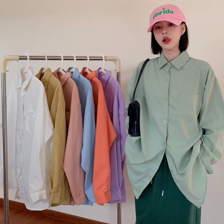 Rommers ผู้หญิง เสื้อ แขนยาว ธรรมดา หลวม ผ้าบาง ๆ สูงสุด เสื้อยืด ชุดทำงาน