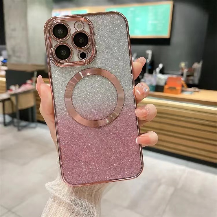 เคส Huawei nova 5T nova 3 nova 3i nova 4 nova 7i nova 6SE nova 7 5G nova 7 Pro ขอบตรงแฟลชผงชุบโทรศัพท์ชาร์จแบบไร้สาย