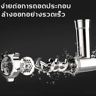 เครื่องบดเนื้อทำไส้กรอก SOKANY กำลังสูง 4500W บดเนื้อทำใส้กรอก ที่บดอาหาร เนื้ออย่างรวดเร็ว เครื่องหมู ทำความสะอาดง่าย อเนกประสงค์