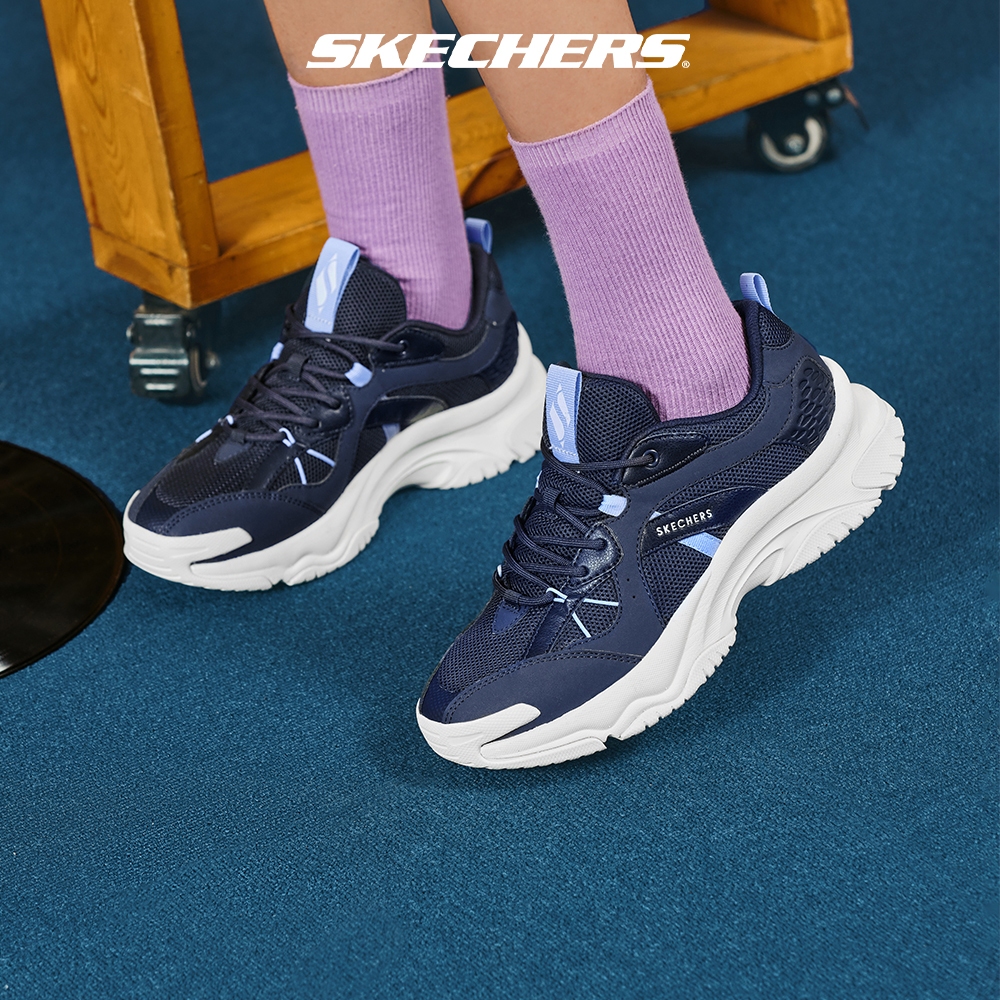 Skechers สเก็ตเชอร์ส รองเท้า ผู้หญิง Street Moonhiker Shoes - 177591-NVBL