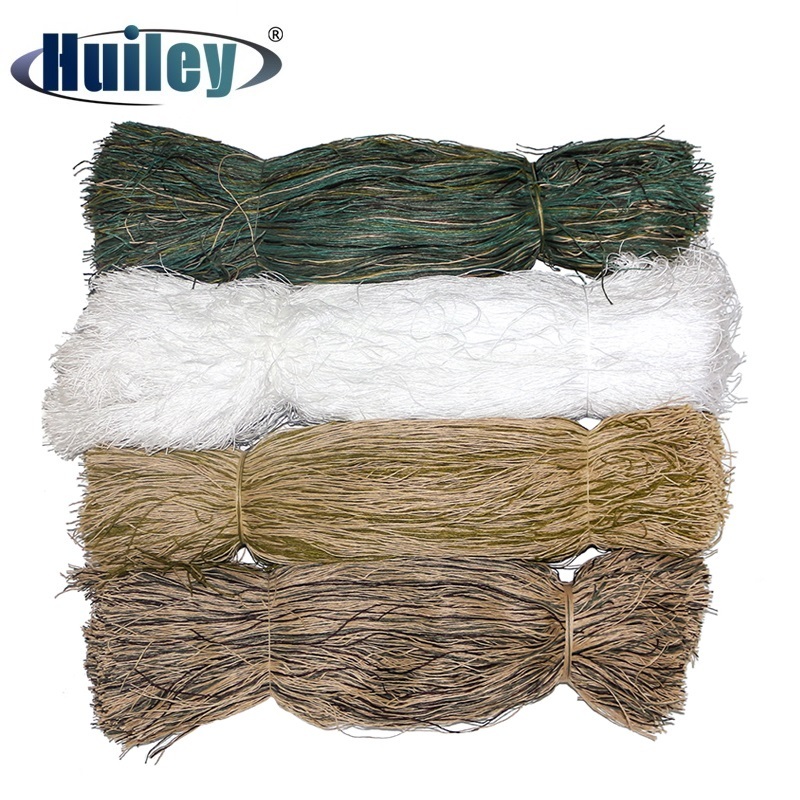 225g เส้นด้ายพราง DIY การล่าสัตว์ชุดพรางเส้นด้ายพิเศษ Ghillie ชุดซ่อมอุปกรณ์เสริม Desert Woodland ด้ายสังเคราะห์