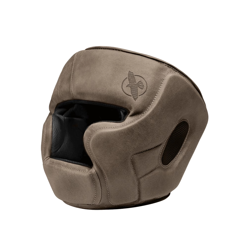 Hayabusa Falcon Boxing Headguard หนังแท้ Sanda หมวกกันน็อค Professional Training ปิด Headguard mma ห