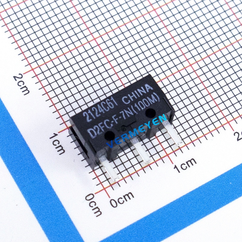 JanpanomronswitchD2FC-F-7N (100M） ปุ ่ มสวิตช ์ 100 ล ้ านครั ้ ง Life 0.74 N