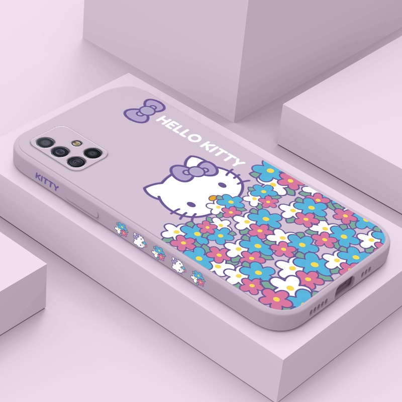 Creative ผีเสื้อแมวเคสโทรศัพท์สําหรับ Samsung Galaxy A71 A51 A31 A21S A72 A52 A52S A42 A32 A22 A12 4G 5G ปกอ่อน A02 A02S รอบการป้องกัน