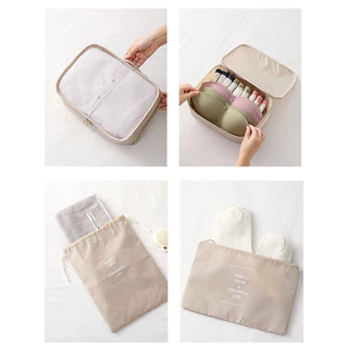 Travelcul 7 In 1 Travel Organizer กระเป๋าพับกันน้ํากระเป๋าเดินทางชุดกระเป๋าเดินทางเดินทาง