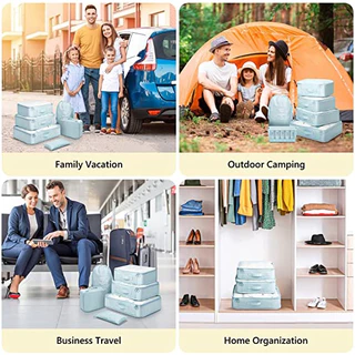 Travelcul 7 In 1 Travel Organizer กระเป๋าพับกันน้ํากระเป๋าเดินทางชุดกระเป๋าเดินทางเดินทาง