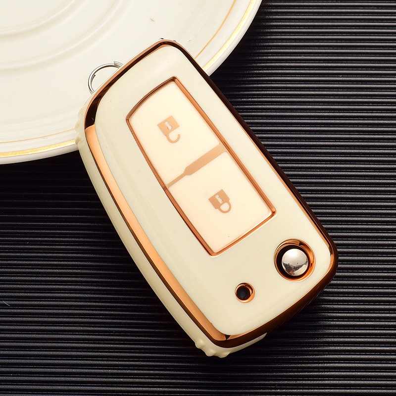 2/3 ปุ ่ มรีโมทสมาร ์ ทกุญแจรถแหวนฝาครอบเคสเชลล ์ ป ้ องกันสําหรับ Nissan X-trail/Juke/Navara/Almera/Grand/livina/Sylphy - รูปที่ 2