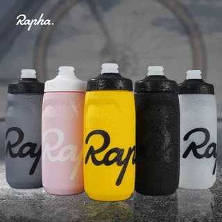 Rapha 620/750ml ขวดน้ําจักรยาน Squeezable PP5 เกรดอาหาร BPA-ฟรีล็อคถ้วยที่ถอดออกได้ฝุ่นขี่จักรยานกีฬากาต้มน้ํา