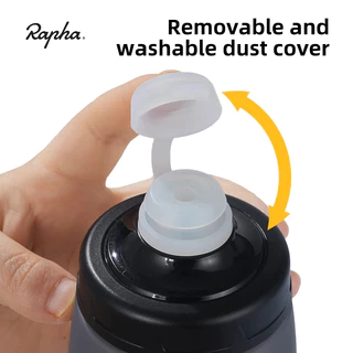Rapha 620/750ml ขวดน้ําจักรยาน Squeezable PP5 เกรดอาหาร BPA-ฟรีล็อคถ้วยที่ถอดออกได้ฝุ่นขี่จักรยานกีฬากาต้มน้ํา