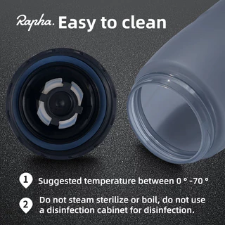 Rapha 620/750ml ขวดน้ําจักรยาน Squeezable PP5 เกรดอาหาร BPA-ฟรีล็อคถ้วยที่ถอดออกได้ฝุ่นขี่จักรยานกีฬากาต้มน้ํา
