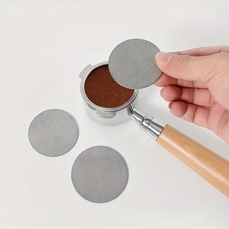 51 มม./53 มม./58 มม.กาแฟ Portafilter หน้าจอReusable 316 สแตนเลสPuck Filterอุปกรณ์เสริม 150μm Fineness