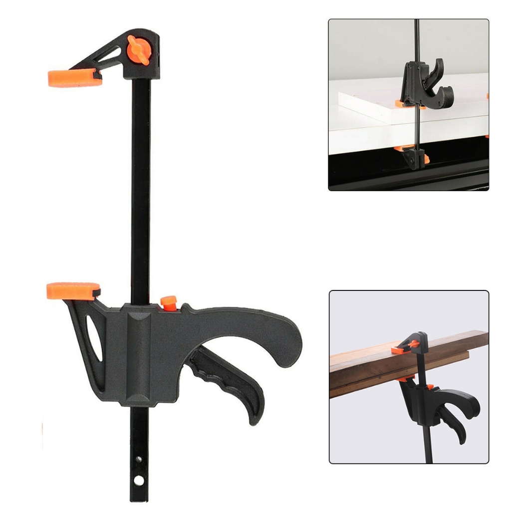 1pcs งานไม ้ F Clamp Quick Clamp Ratchet Release Clamp ทํางาน Rod Quick งานไม ้ Planking Clamps เครื ่ องมือ Fixing Clamps แบบพกพาปฏิบัติเครื ่ องมือ