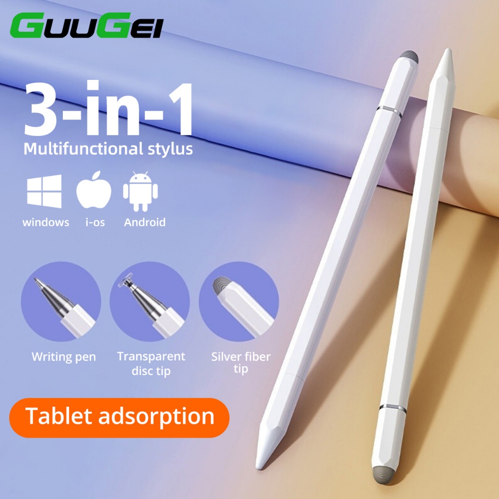 Guugei 3 in 1 ปากกาสไตลัส สําหรับ Android IOS