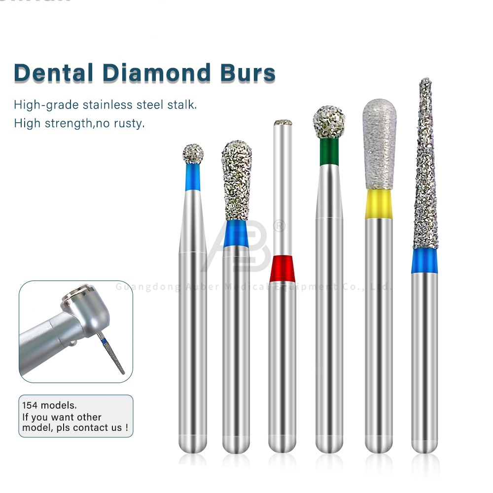 Fg Dental Diamond Burs เจาะสําหรับ handpiece ความเร ็ วสูง Super Coarse Diamond Abrade Crown Cavity 