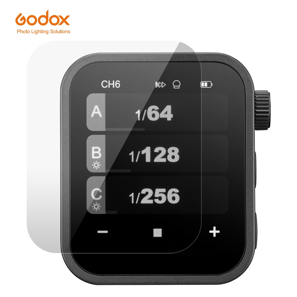 Godox X3 Xnano ฟิล์มป้องกันหน้าจอ Flash Trigger หน้าจอป้องกันกระจกนิรภัยจอแสดงผล LCD หน้าต่างแผงป้องกันอะคริลิค