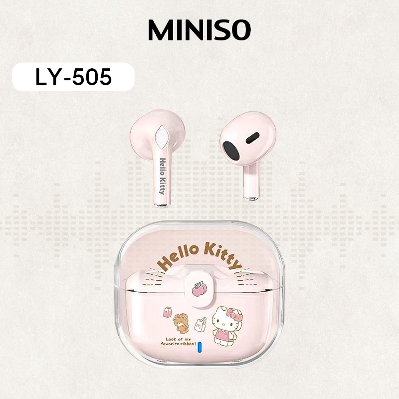 Miniso x Sanrio LY-505 หูฟังบลูทูธ HIFI ลดเสียงรบกวน อัจฉริยะ กันน้ํา