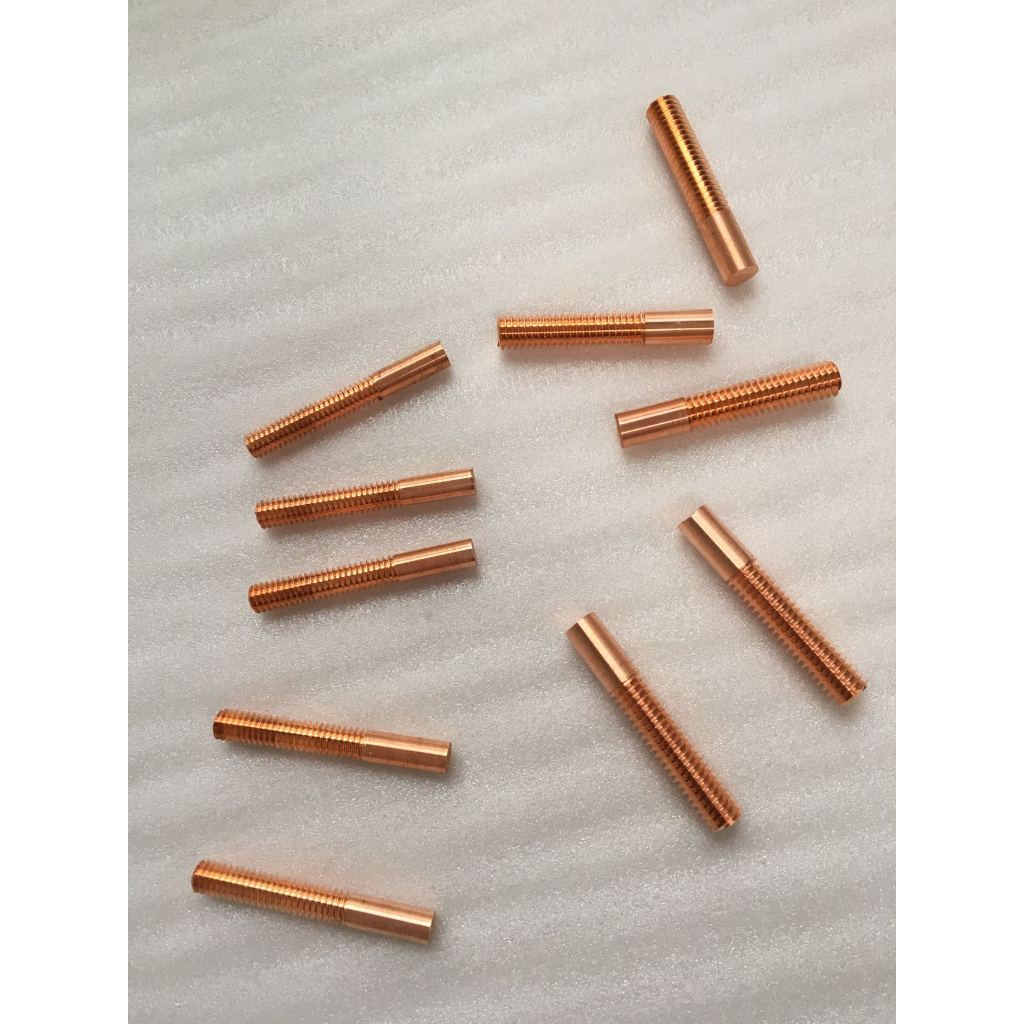 5pcs EDM Orbital Threading Electrodes,ทองแดงแตะอิเล็กโทรด M3-M12,เมตริกทองแดง Thread Electrodes สําห