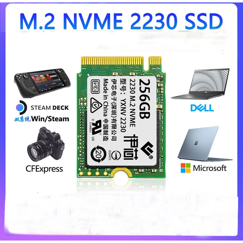 ใหม่ M.2 2230 SSD 1TB 512GB 256GB 128GB NVMe PCIe สําหรับ Microsoft Surface Pro X Pro 7+ 8 สําหรับ Steam Deck