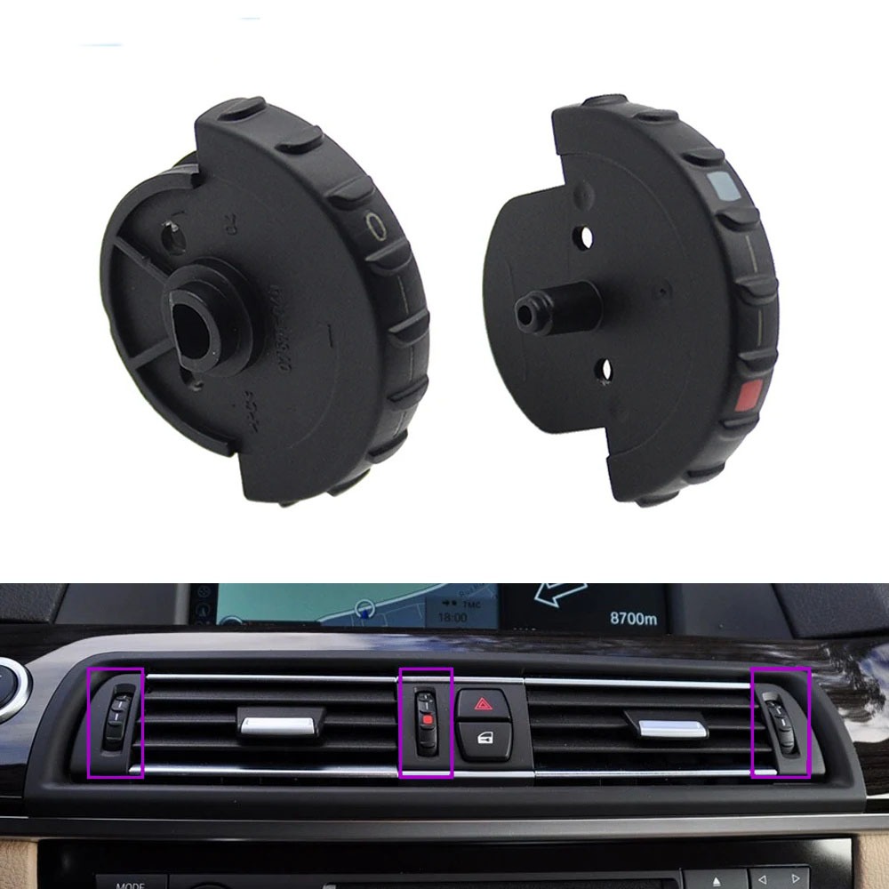 Rhd ด้านหน้าด้านหลังเครื่องปรับอากาศ Air Vent ฐาน Roller AC Vent Rolling ล้อสําหรับ BMW 5 Series F10 F11 520 521 523 525 528 530