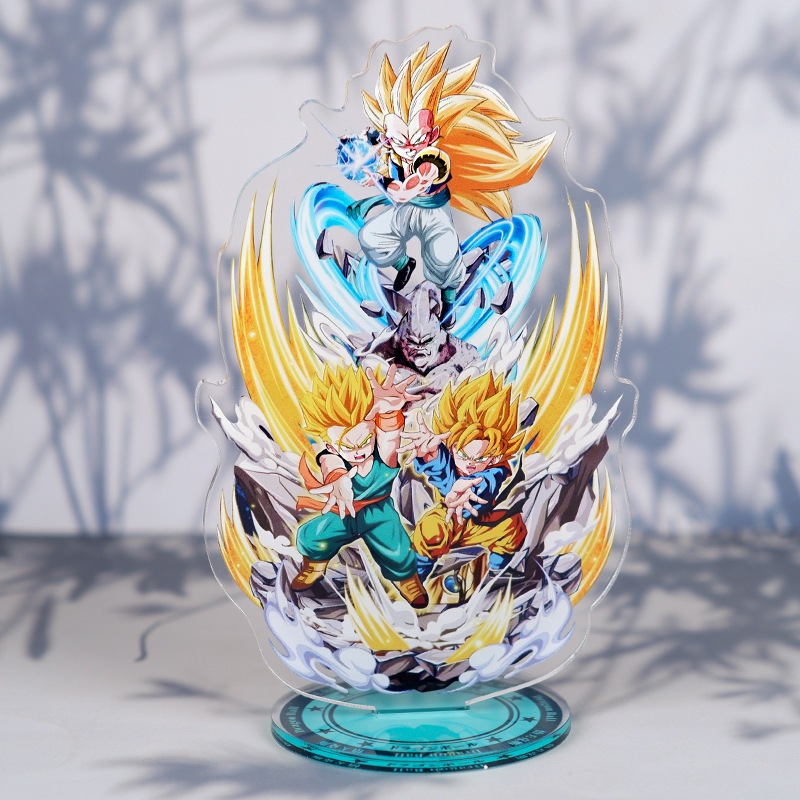 30 สไตล์อะนิเมะ Dragon Ball Z Son Goku Vegeta Kakarotto Super Saiyan Frieza Piccolo Shenron Torankusu อะคริลิค Action Figure ของเล่นตกแต่งโต๊ะ - รูปที่ 4