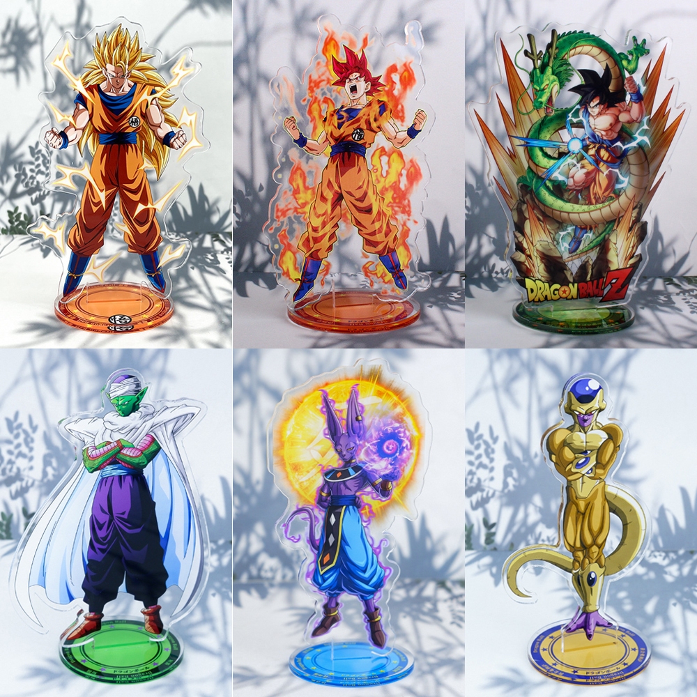 30 สไตล์อะนิเมะ Dragon Ball Z Son Goku Vegeta Kakarotto Super Saiyan Frieza Piccolo Shenron Torankusu อะคริลิค Action Figure ของเล่นตกแต่งโต๊ะ