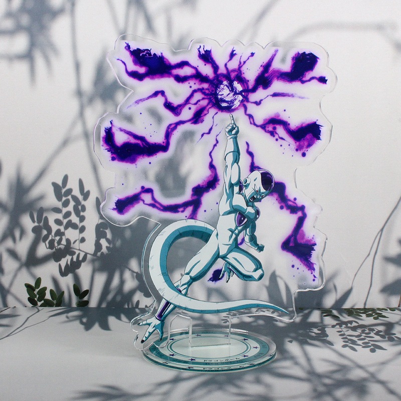 30 สไตล์อะนิเมะ Dragon Ball Z Son Goku Vegeta Kakarotto Super Saiyan Frieza Piccolo Shenron Torankusu อะคริลิค Action Figure ของเล่นตกแต่งโต๊ะ - รูปที่ 3