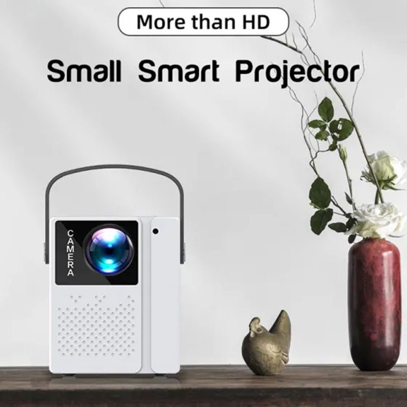 Yookie Projector T2 Mini โปรเจคเตอร์ โปรเจคเตอร์มินิ T2 MIni Projector Full HD ระบบ Android 9.0 เครื่องฉายหนัง โปรเจคเตอร์ดูหนังแบบมินิ มีลำโพง