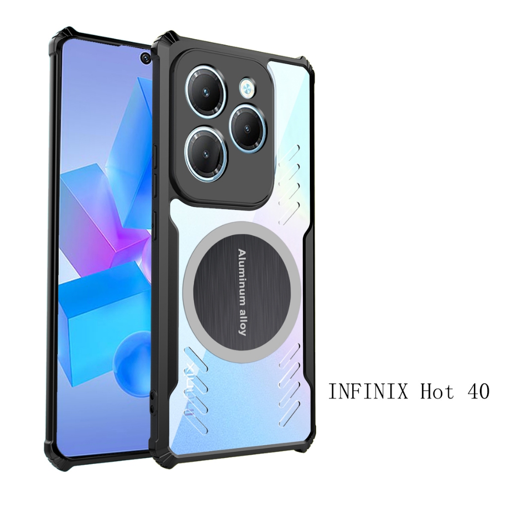 ปลอกสําหรับ infinix Hot 40 Pro กรณี Graphene การกระจายความร้อนป้องกัน Anti Drop Esports สําหรับ infinix Hot 40 30 20 11 10 Play 40i 30i 20i 20S 11S NFC ฝาครอบ ราคา ถูกที่สุด ดีลบีเคเค แกลเลอรีภาพที่ 2