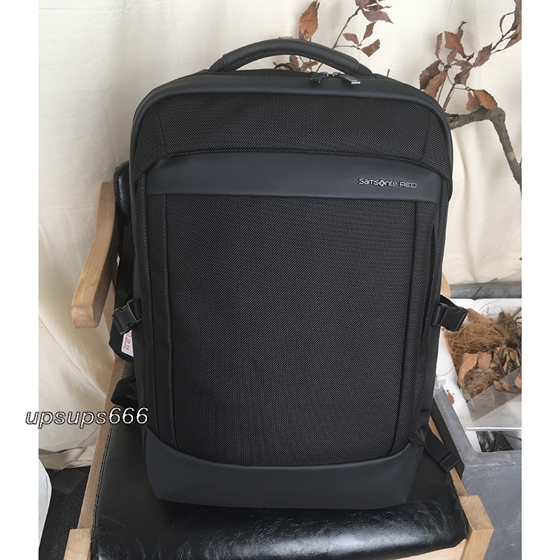 Samsonite/samsonite HS8 City Commuter Leisure Business Travel ปฏิบัติความจุขนาดใหญ ่ ผู ้ ชาย 51.9 ซม.กระเป ๋ าเป ้ สะพายหลังคอมพิวเตอร ์